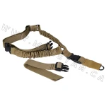 AIM: ONE POINT BUNGEE RIFLE SLING / TAN