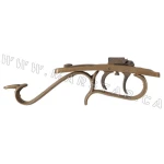 Complete Brass Trigger Guard Assembly w. Double Set Trigger Mechanism