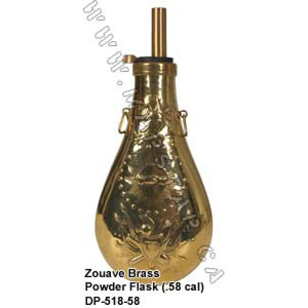 Zouave Brass Powder Flask .58 – MARSTAR CANADA