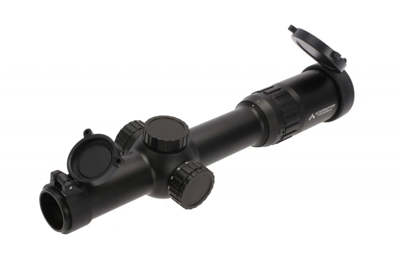 Primary Arms 1-6X24mm FFP Rifle Scope – Illuminated ACSS Raptor 7.62x39mm / 300BLK Reticle