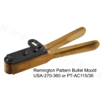 Remington Pattern Bullet Mould - For one round ball and for one conical bullet