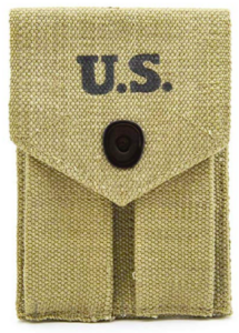 M1911A1 Tan Mag Pouch Canvas  WWII U.S. Style