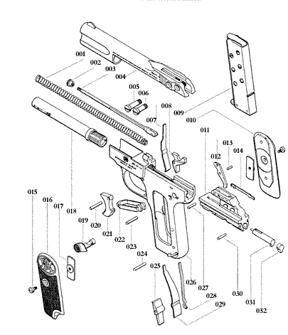 Browning Model 1900 Parts