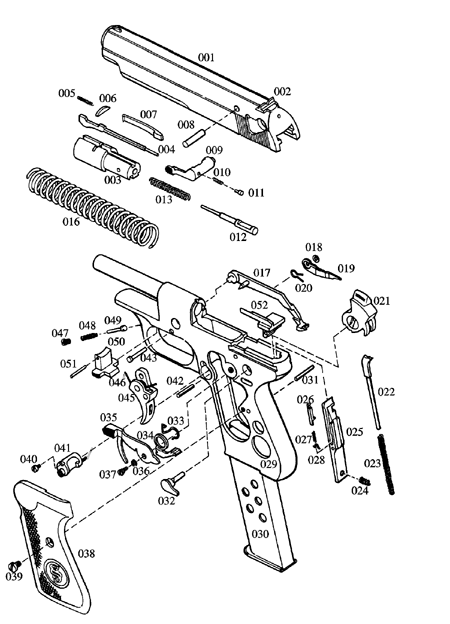 Sauer & Sohn 38H 32ACP Parts