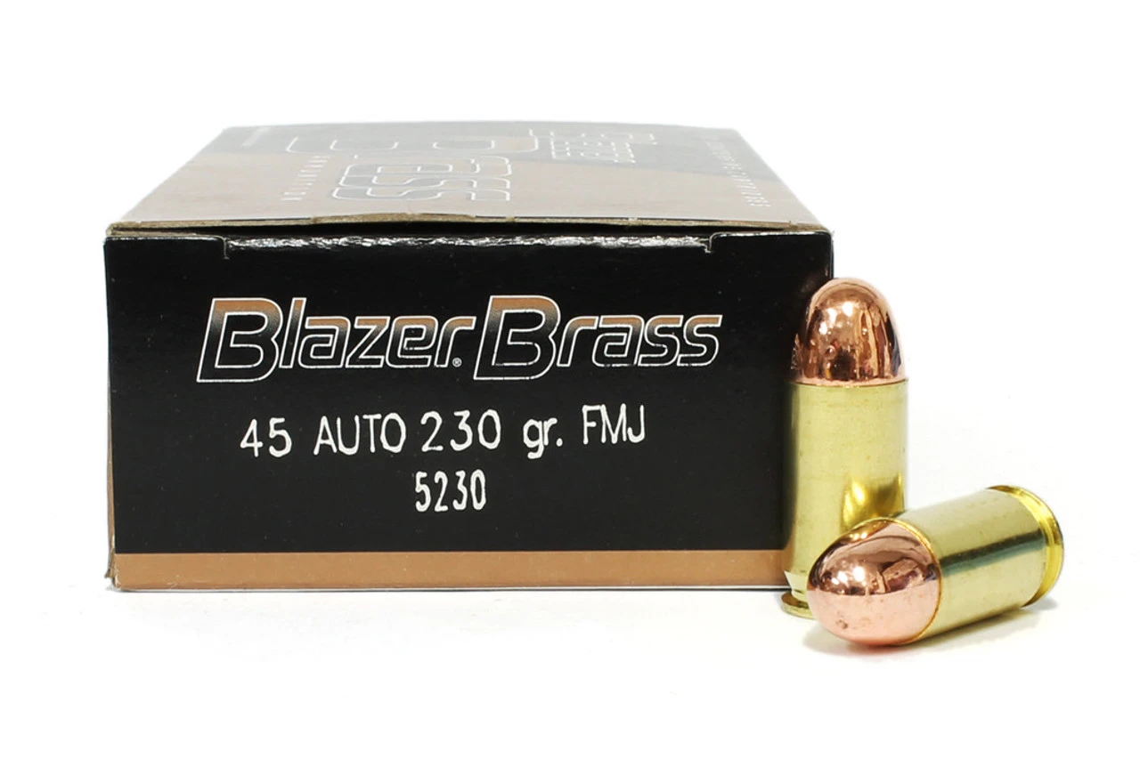 CCI Blazer Brass 45ACP Ammunition 230gr FMJ 50 rds #5230