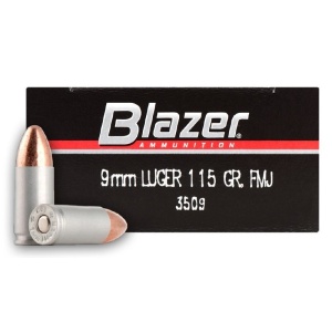 Blazer Brass 9mm Handgun Ammo (115grs. FMJ) 1000rds – MARSTAR CANADA
