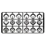 18 tunnel sight inserts set for muzzle loading guns