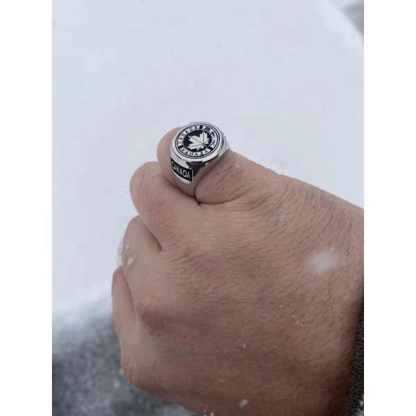 Canadian Milsurp History Rings - Mutual Aid lend lease ring - Image 2
