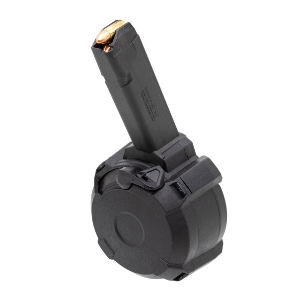 Magpul PMAG D-50 GL9 Glock 17 9mm Drum Magazine  BLK  50/10RD