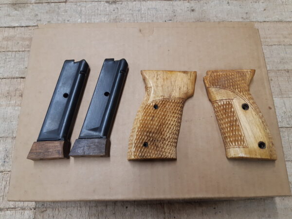 Norinco Olympia Wood Grips + 2 Mags