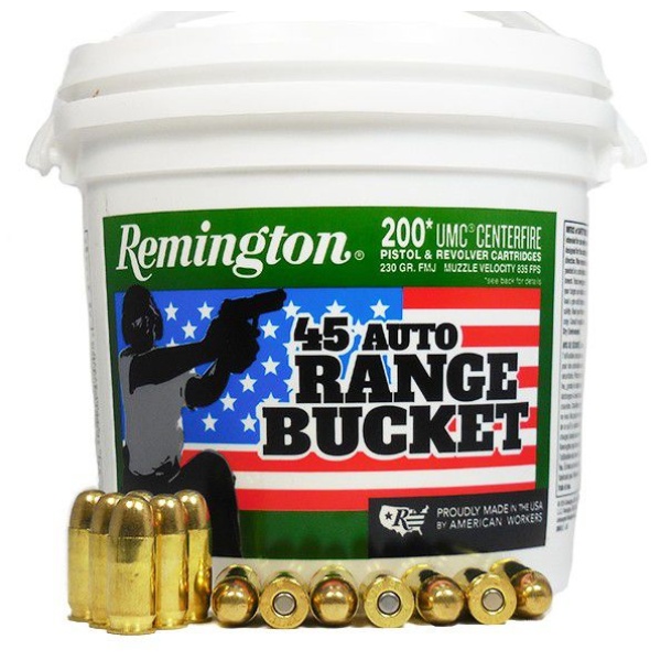 Remington .45 AUTO 230GR Range Bucket - 200 rounds