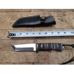 Handmade Japanese Steel Tanto Knife - Brown