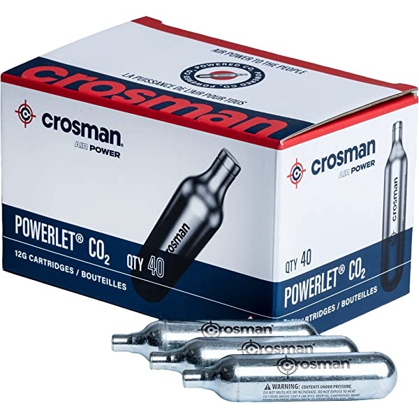 Crosman Powerlet 12G CO2 Cartridges 40x – MARSTAR CANADA