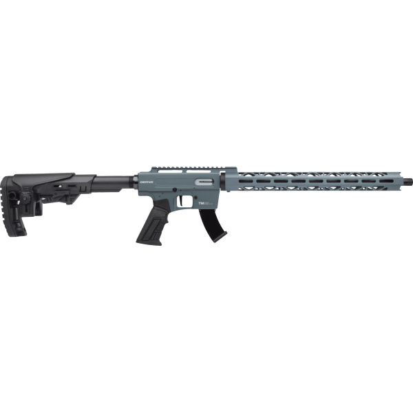 TM22 BLUE 22LR 18" Threaded Barrel With long hand-guard and adjustable stock
