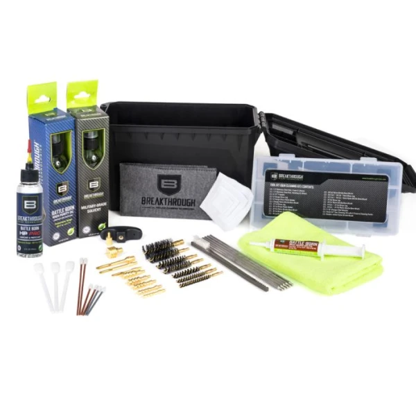 Breakthrough Clean Ammo Can Cleaning Kit (w/ SS rods) with 6 Ounce Solvent and Oil HP Pro w/ NTA - Image 2