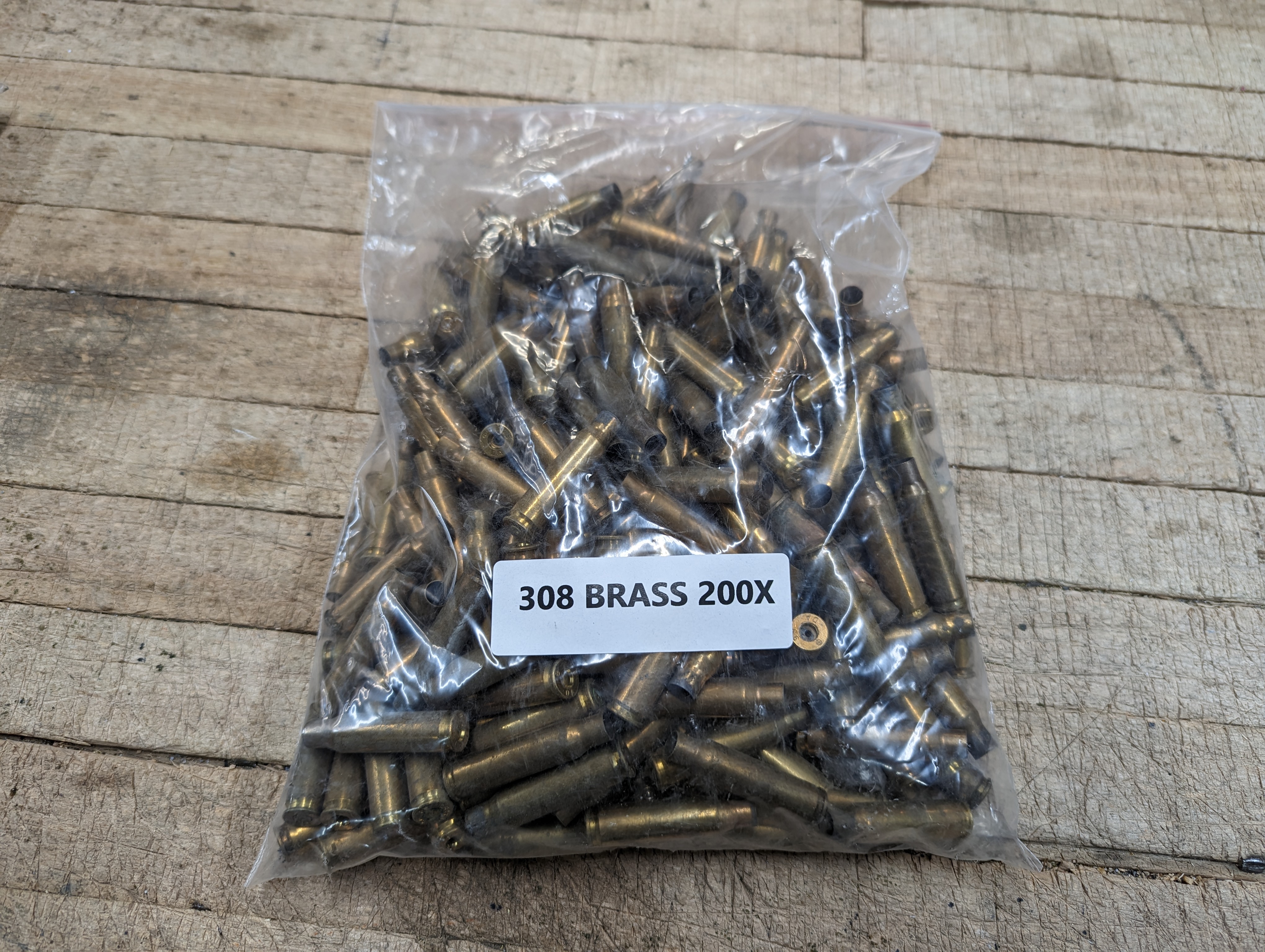 308 once fired brass – 250 count – Medoras