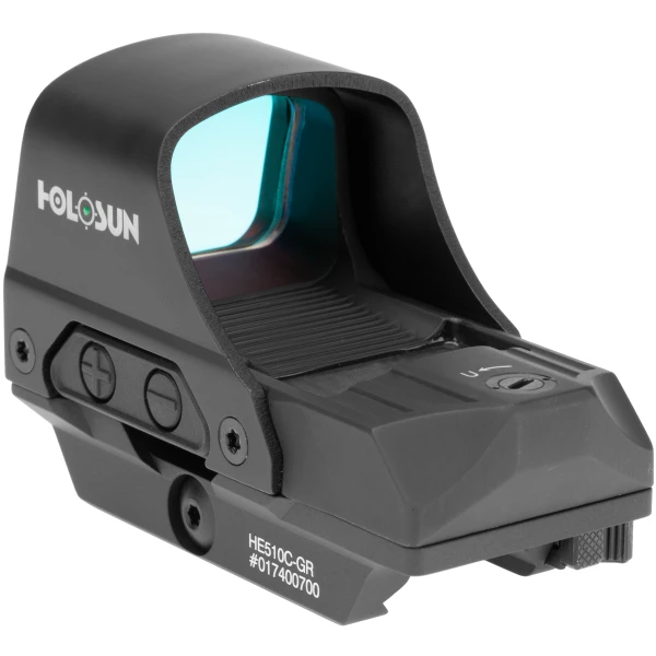 HE510C Green - Open frame  GREEN circle dot reticle  solar -  battery tray - titanium hood -QD mount. Elite warranty. - Image 4