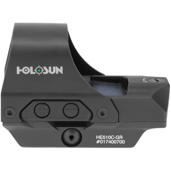 HE510C Green - Open frame  GREEN circle dot reticle  solar -  battery tray - titanium hood -QD mount. Elite warranty. - Image 6