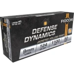 Fiocchi - Defense Dynamics - 9mm 124gr JHP - 50Rounds