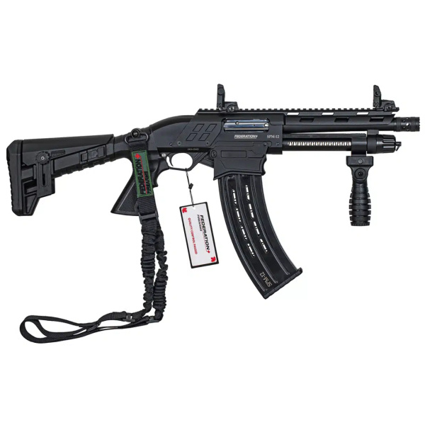 Federation Firearms SPM-12 Pump Shotgun 12G - 9" - BLK