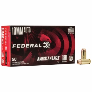 Federal American Eagle - 10mm, 180gr, FMJ, Box of 50 AE10A