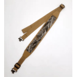Hunting sling with Neoprene strap and swivel - TAN