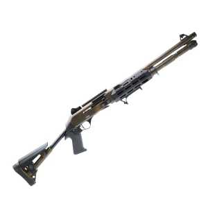 Federation Firearms SA-4 Competition Semi-Auto - 12GA, 2-3/4" or 3", 18.6" Barrel, Distressed Bronze [FF-SA4-COMP-DISBRO-187]